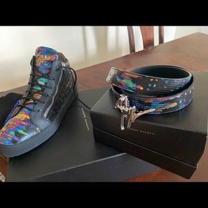 Giuseppe zanotti shoes and belt